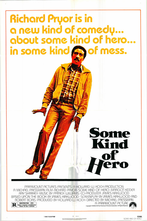 some kind of hero 1982 one sheet poster folded